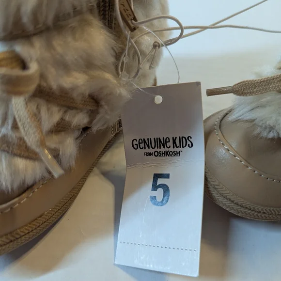 Genuine Kids By Oshkosh Toddler Boots Size 5 BNWT - Picture 6 of 11